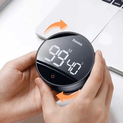 Baseus Magnetic Kitchen Timer Digital Timer Manual Countdown